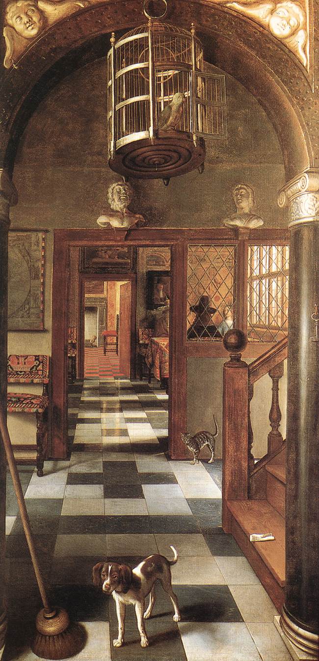 HOOGSTRATEN, Samuel van View of a Corridor af